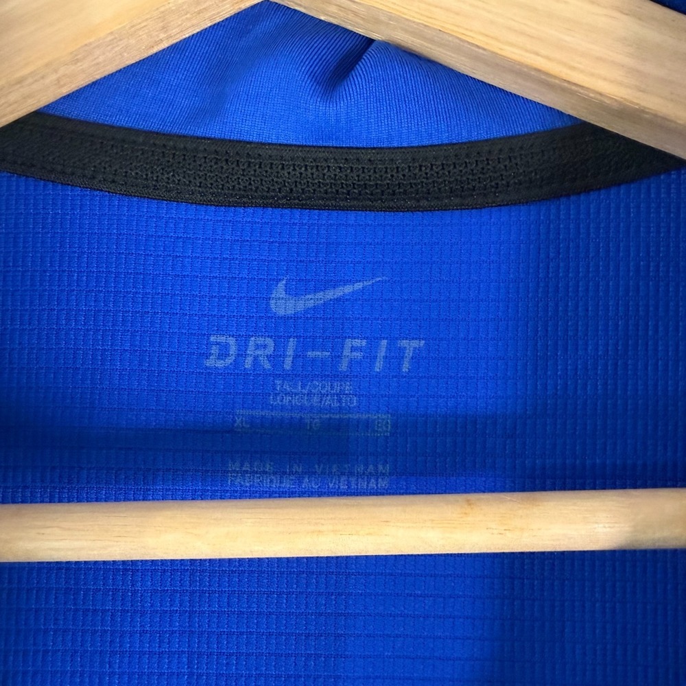 Nike Sideline Dri-Fit Polo Mens Size XLT Royal Blue CT4581-480 Standard Fit NEW - Picture 3 of 9